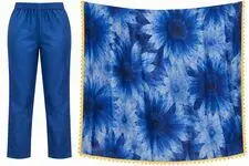 Organza Anarkali with Floral Print | Urban Riwaz - Image 3