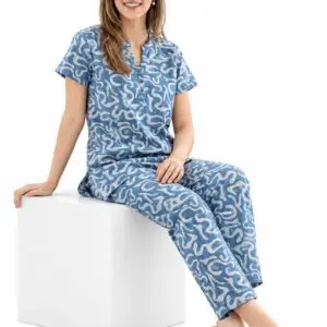 Cotton Hosiery Night Suit for Women