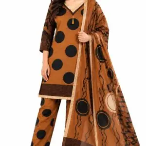 Rayon Printed Suit Set With Stylish Parshi Salwar for Women
