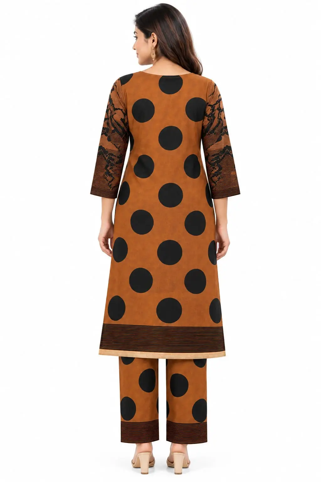 Rayon Printed Suit Set With Stylish Parshi Salwar for Women