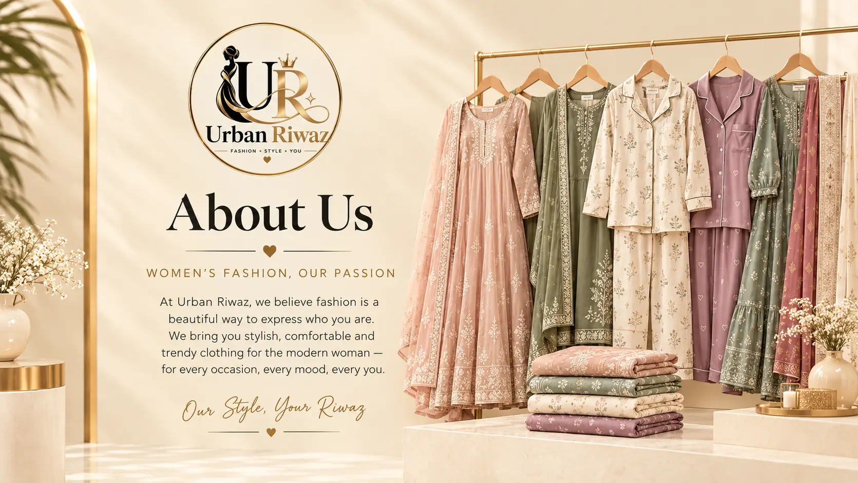 Urban Riwaz women's fashion collection