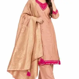 Peach Rose Gold Deep Rani Pink 3-Piece Set