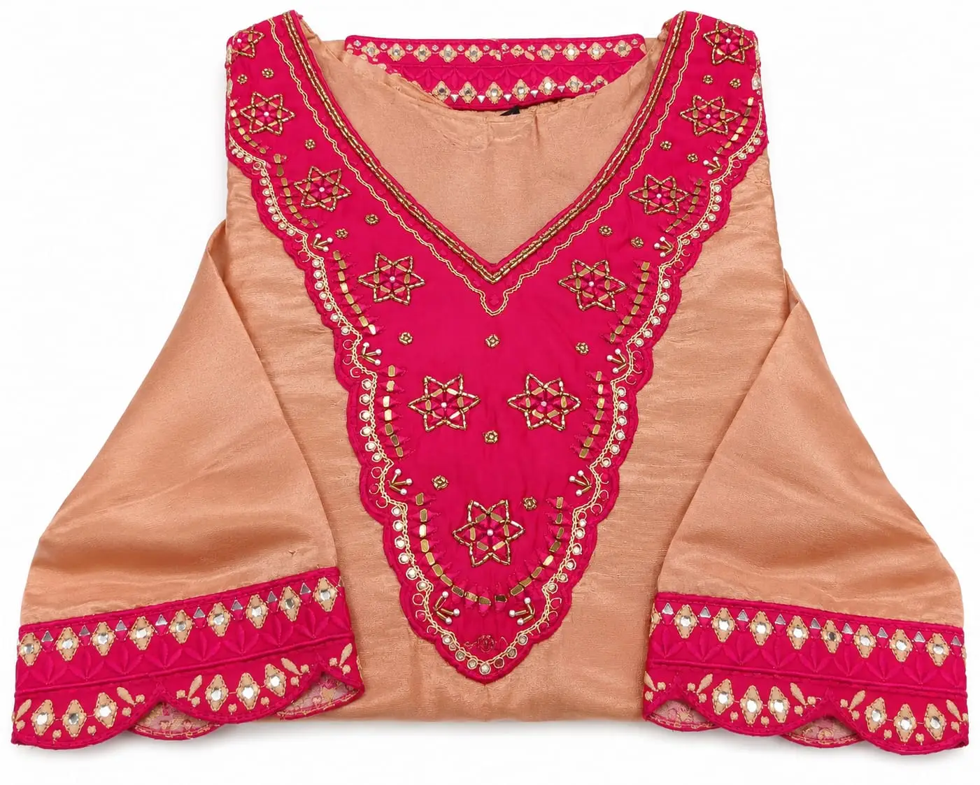 Peach Rose Gold Deep Rani Pink 3-Piece Set